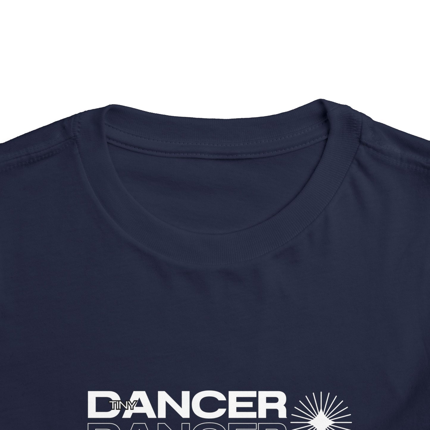“Tiny Dancer" Toddler Short Sleeve T-Shirt – Streetwear-Inspired Recital Photo Graphic Tee for Kids