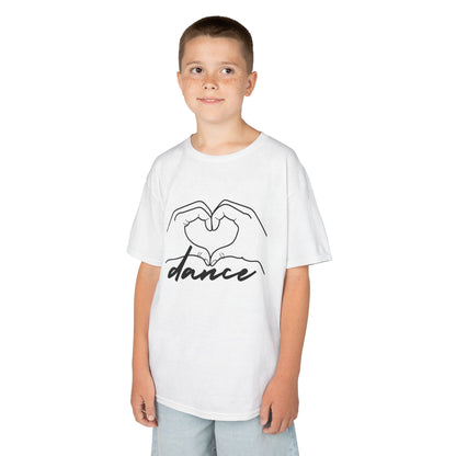 "Dance" Heart Hands Youth Short Sleeve Tee – Heart Hands Graphic Dance Lover T-Shirt
