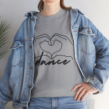 "Dance" Heart Hands Unisex Heavy Cotton Tee – Heart Hands Graphic Dance Lover T-Shirt