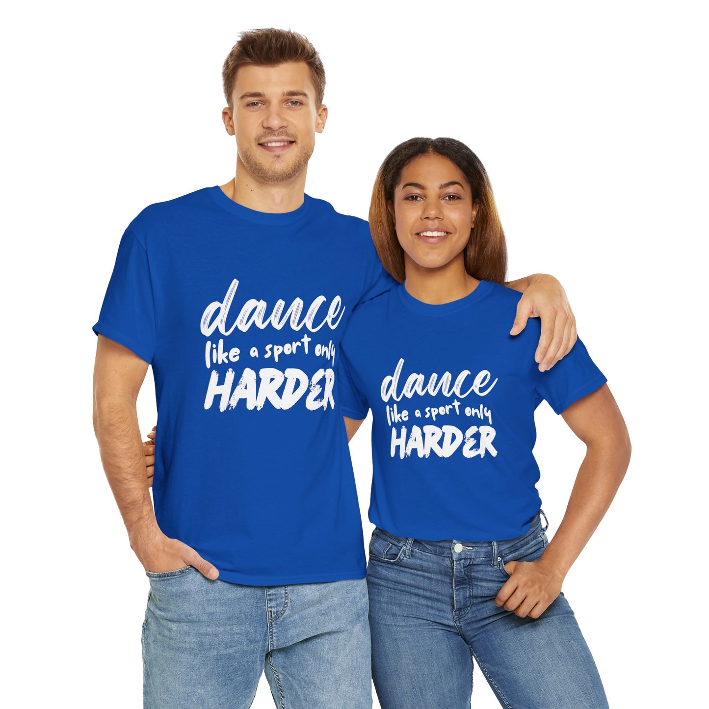 “Dance Like a Sport Only Harder” Unisex Heavy Cotton T-Shirt – Dance-Inspired Graphic Tee for Adults & Kids
