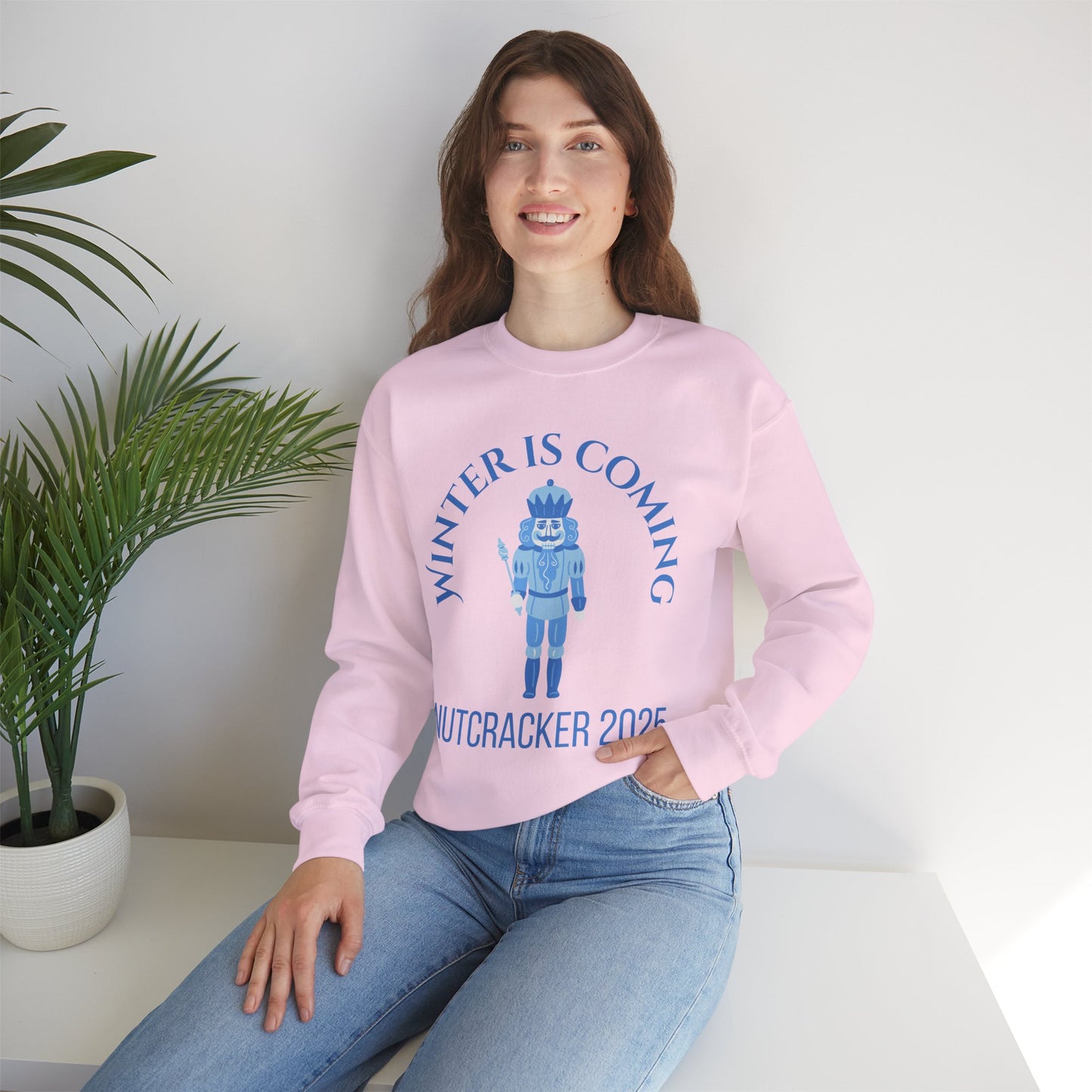 “Winter Is Coming Nutcracker 2025” ADULT Sweatshirt – Unisex Heavy Blend Crewneck | Holiday Dance Sweatshirt for Ballet Dancers