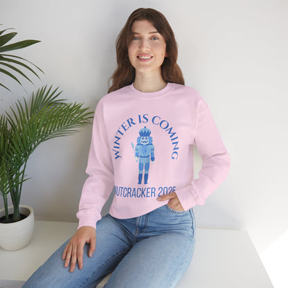 “Winter Is Coming Nutcracker 2025” ADULT Sweatshirt – Unisex Heavy Blend Crewneck | Holiday Dance Sweatshirt for Ballet Dancers