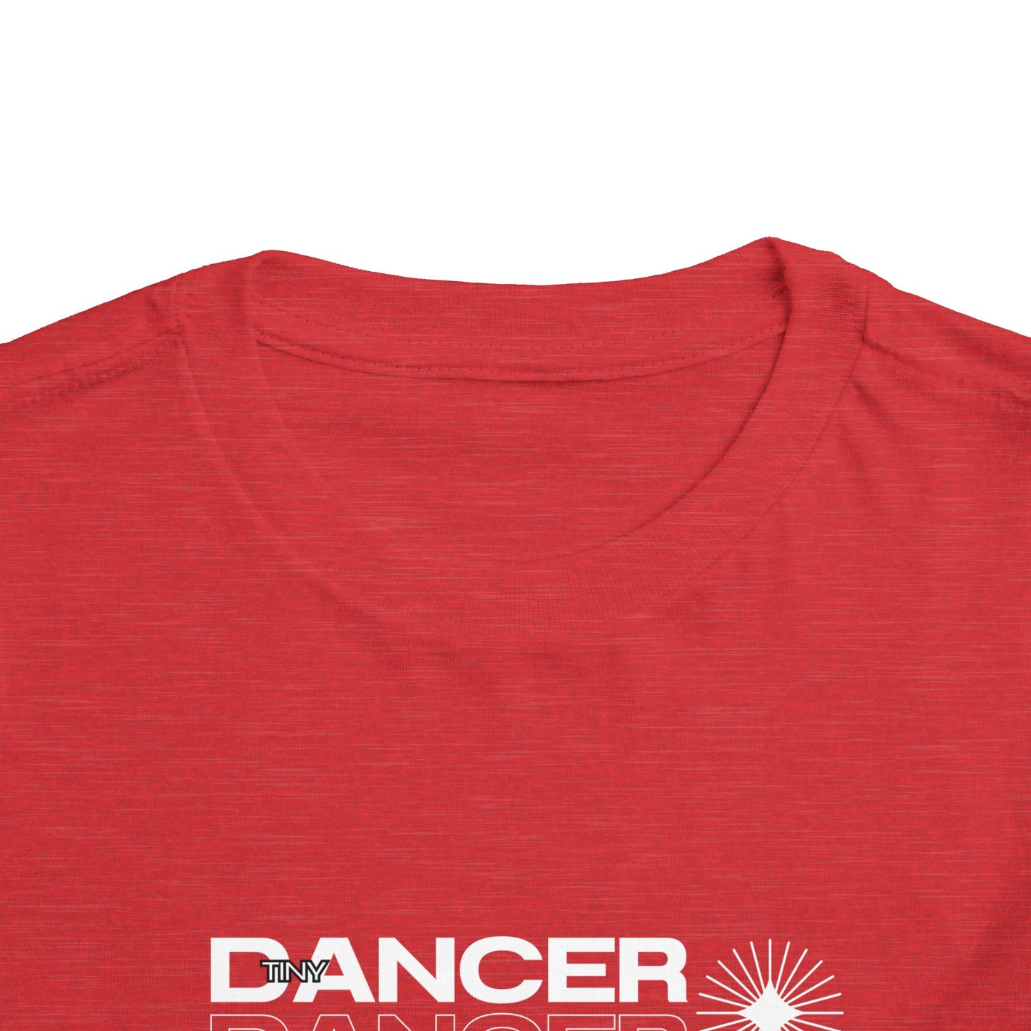“Tiny Dancer" Toddler Short Sleeve T-Shirt – Streetwear-Inspired Recital Photo Graphic Tee for Kids