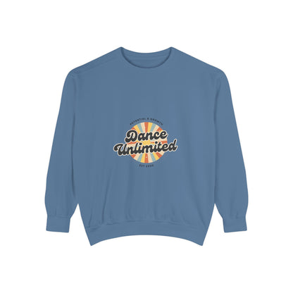 "Dance Unlimited – Potential & Growth" Unisex Lightweight Crewneck Sweatshirt – Retro-Inspired Motivational Dance Pullover for Performers & Creatives