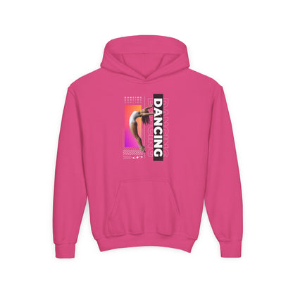 “Dancing” Female Dancer Streetwear Graphic | Unisex Youth Hoodie – Dance Hoodie for Kids & Young Performers