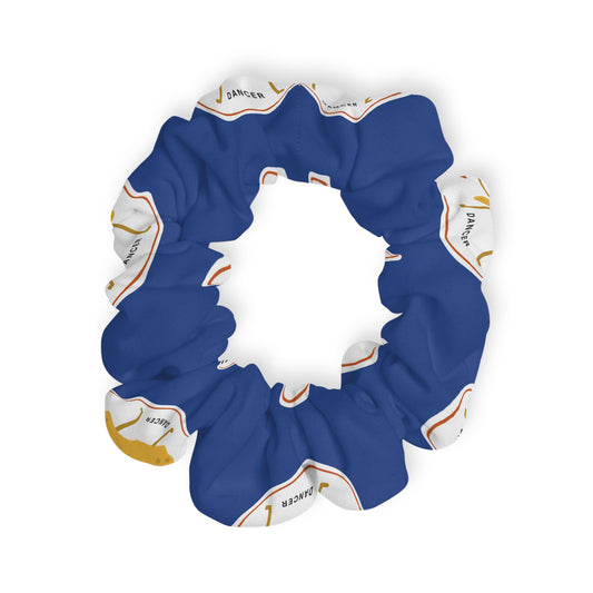 “Nacho Average Dancer” Scrunchie – Funny Dance Pun Hair Accessory with Cute Nacho Graphic