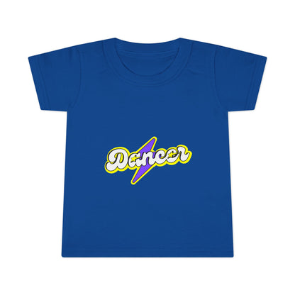 "Dancer" Toddler Dance T-Shirt – Bold Superhero-Inspired Short Sleeve Tee for Kids
