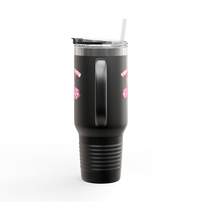 "You Are Tutu Sweet" 40oz Insulated Travel Mug – Cute Kawaii Cupcake Dance-Themed Stainless Steel Tumbler with Handle | Ballet Gift for Dancers & Dance Moms