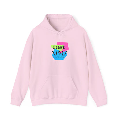 "I Can’t. I Have Dance." Unisex Hooded Sweatshirt – Retro 80s Emoji Graphic Hoodie for Dancers | Jeté Dance-Inspired Loungewear