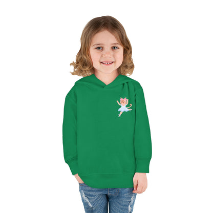 “Every Meow & Then I Dance” Adorable Dancing Cat Graphic | Cute Cat Dance Hoodie for Toddlers & Little Ballet Lovers - Toddler Pullover Hoodie