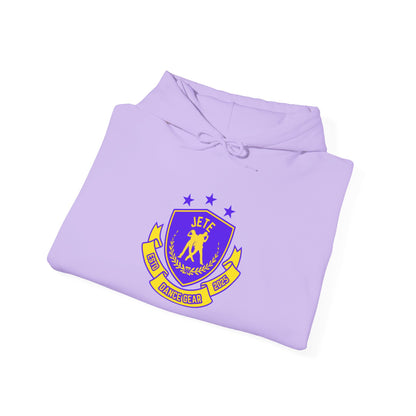 "Jeté Dance Gear" Unisex Hooded Sweatshirt – Collegiate Style Dance Hoodie for Dancers & Dance Lovers