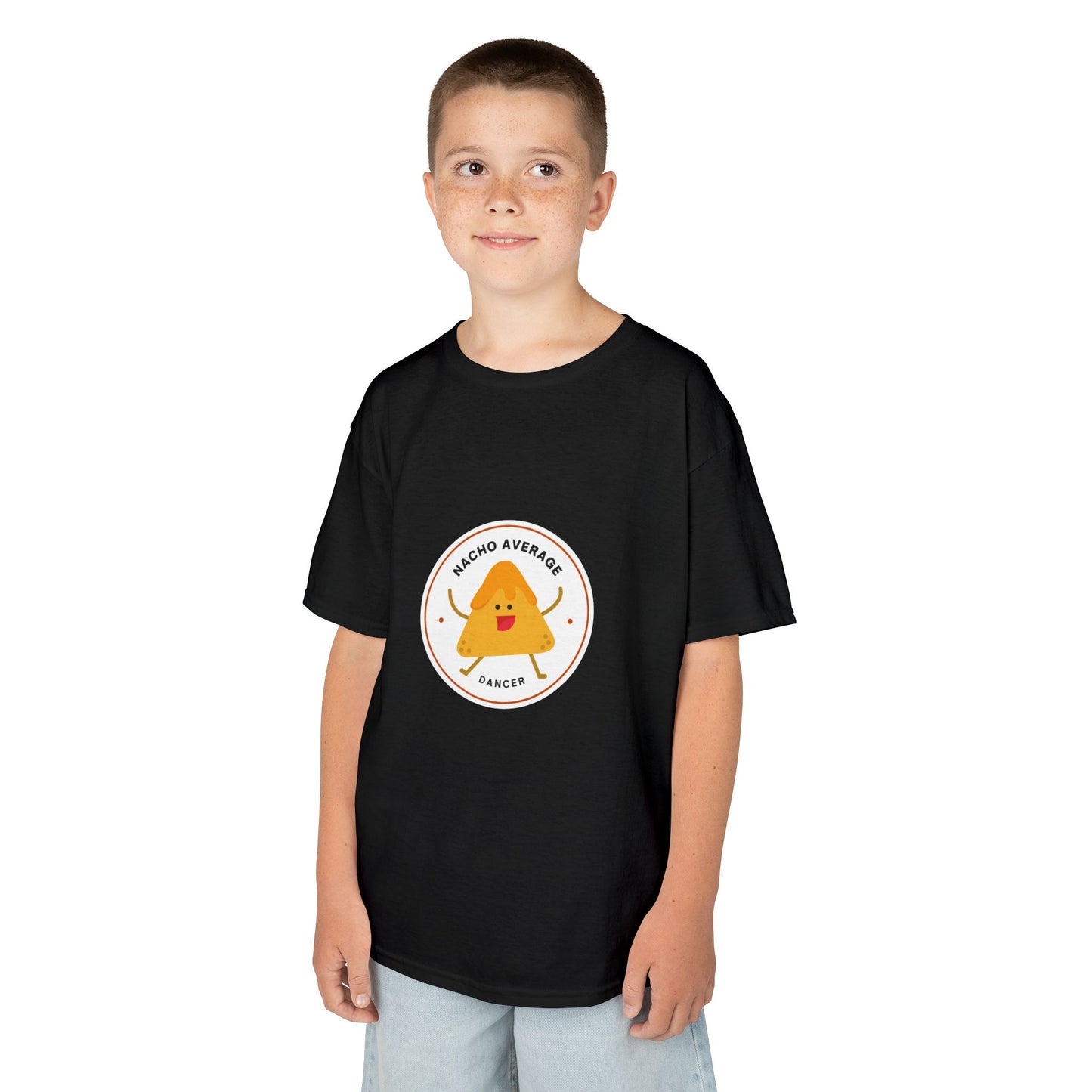 "Nacho Average Dancer" Youth Dance T-Shirt – Cute Nacho Graphic Tee for Kids Who Love to Dance