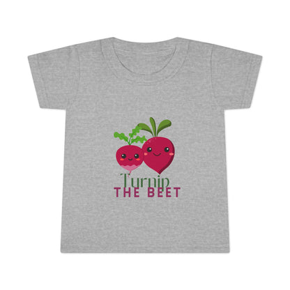 "Turnip the Beet" Toddler Dance T-Shirt – Cute Veggie Graphic Short Sleeve Tee for Kids