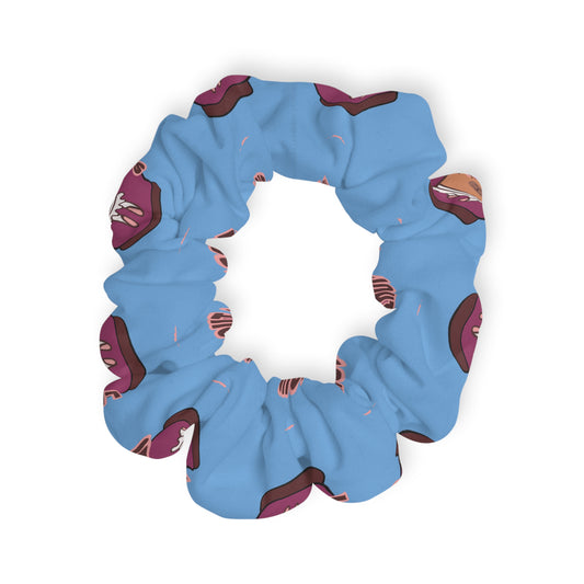 “Life Without Dance Is Pointeless” Scrunchie – Funny Ballet Pun Hair Accessory with Cute Dancing Capybara Graphic
