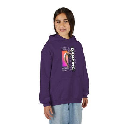 “Dancing” Female Dancer Streetwear Graphic | Unisex Youth Hoodie – Dance Hoodie for Kids & Young Performers