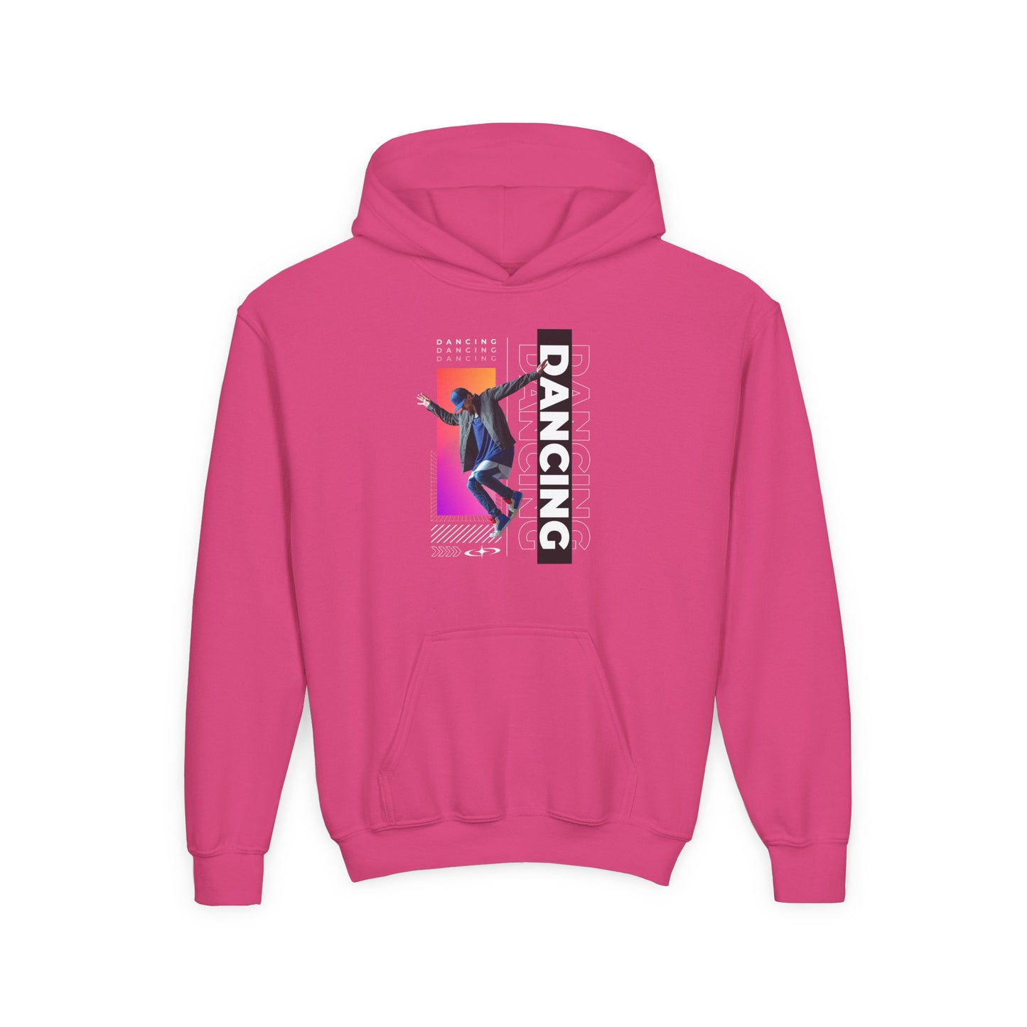 “Dancing” Male Dancer Streetwear Graphic | Unisex Youth Hoodie – Dance Hoodie for Kids & Young Performers