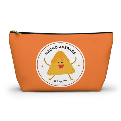 "Nacho Average Dancer" Makeup Bag – Cute Nacho Dance Graphic – Fun Dance-Themed Zipper Pouch for Cosmetics, Accessories & Gifts