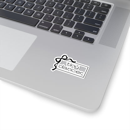 "Tiny Dancer" Kiss-Cut Sticker – Cute Ballet-Themed Vinyl Sticker for Dancers, Dance Moms, and Ballet Lovers