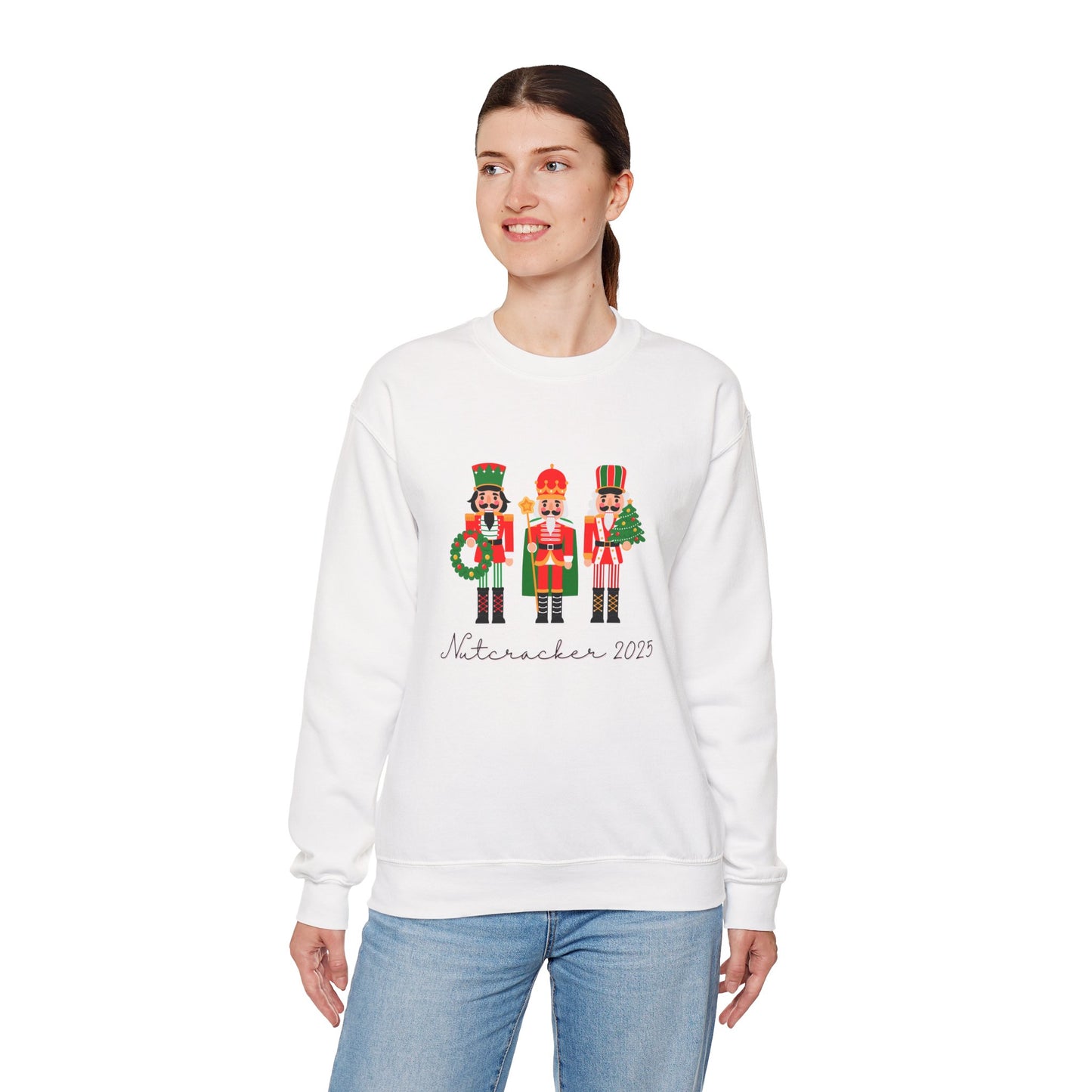 “Nutcracker 2025” ADULT Sweatshirt – Unisex Heavy Blend Crewneck | Ballet Holiday Dance Sweatshirt for Dancers