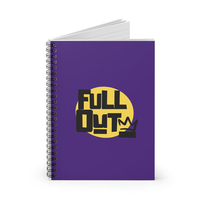 "Full Out" Spiral Notebook – Streetwear Dance Journal for Choreographers, Dancers & Hip Hop Lovers
