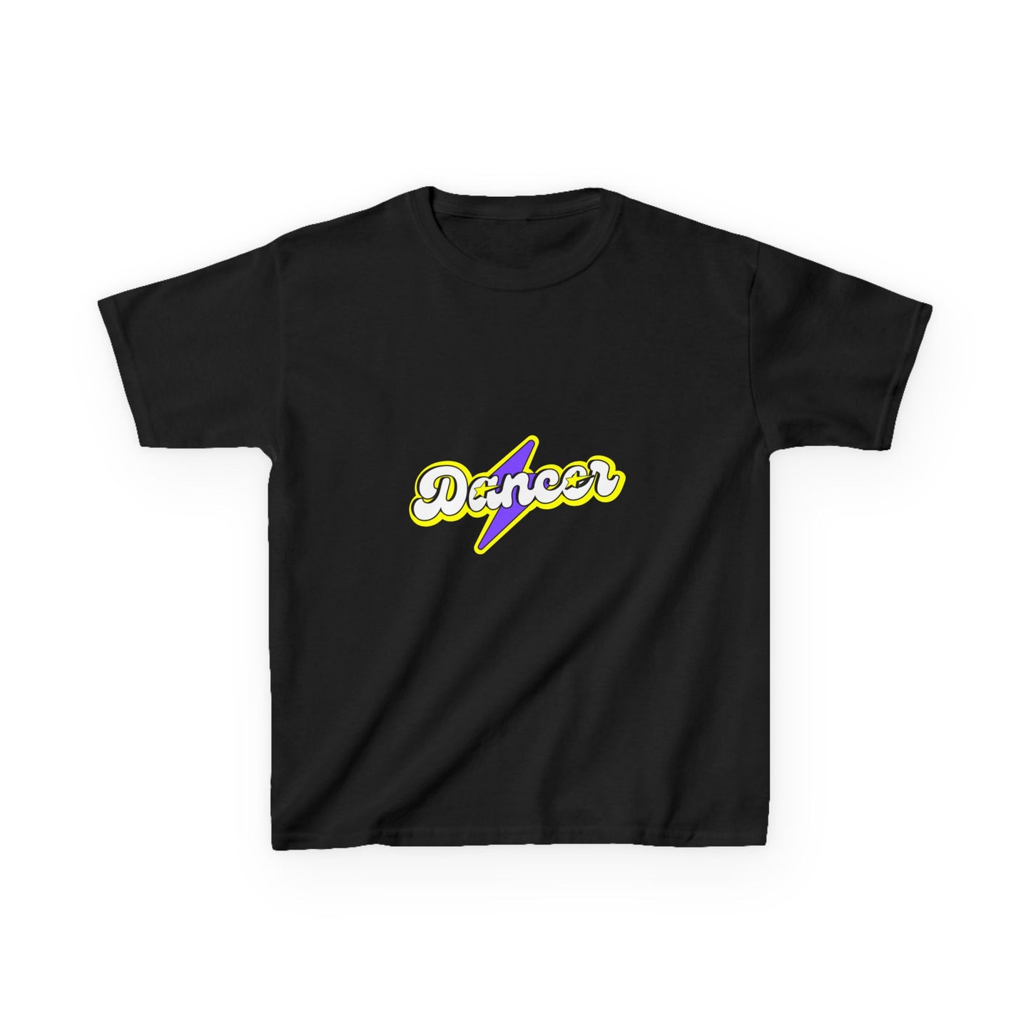 "Dancer" Youth Short Sleeve Tee – Superhero-Inspired Graphic Dance Shirt for Kids and Young Performers