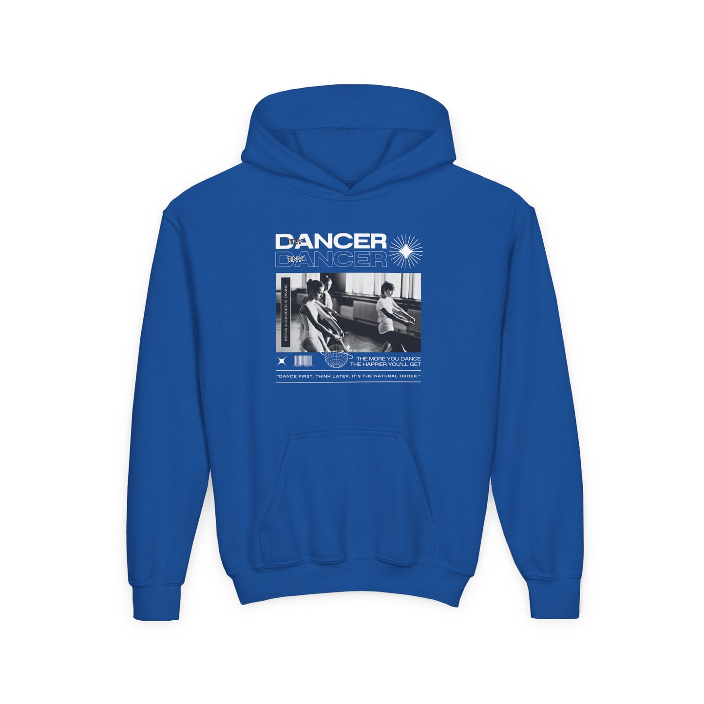 “Dancer” Young Ballet Class Graphic | Unisex Youth Hoodie – Streetwear-Inspired Ballet Dance Hoodie for Kids & Aspiring Dancers