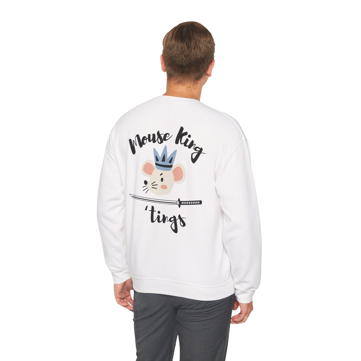 “Mouse King ’Tings” Back Print ADULT Sweatshirt + “Nutcracker 2025” Front – Unisex Heavy Blend Crewneck | Ballet Holiday Dance Apparel