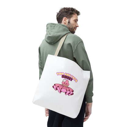 "You Are Tutu Sweet" Kawaii Cupcake Dance Tote Bag – Cute Canvas Bag for Dancers, Dance Moms & Ballet Lovers | Dance Gift Idea