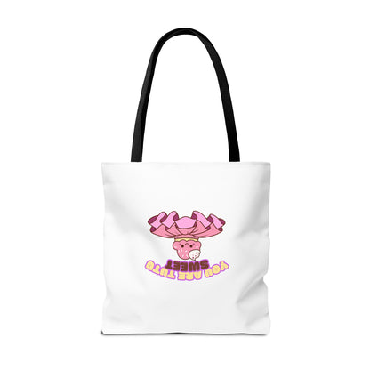 "You Are Tutu Sweet" Kawaii Cupcake Dance Tote Bag – Cute Canvas Bag for Dancers, Dance Moms & Ballet Lovers | Dance Gift Idea