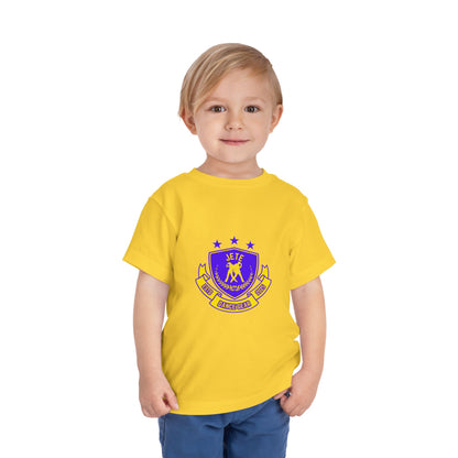 "Jeté Dance Gear" Toddler Dance T-Shirt – Collegiate-Inspired Dancer Graphic Short Sleeve Tee for Kids
