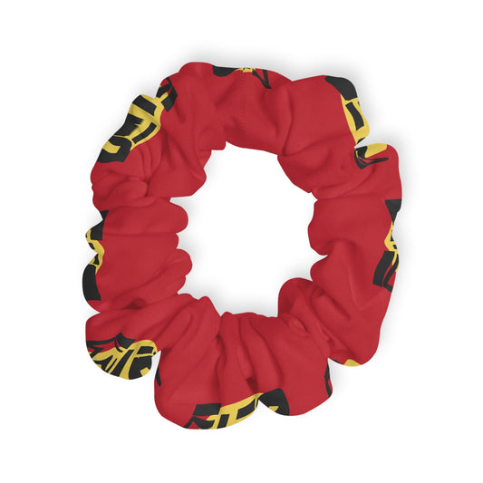“Full Out” Scrunchie – Bold Streetwear-Inspired Dance Hair Accessory for Performers and Hip-Hop Dancers
