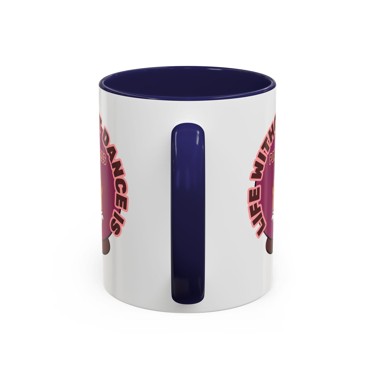 "Life Without Dance Is Pointeless" – Cute Capybara Accent Coffee Mug | Dance-Themed Ceramic Mug for Dancers