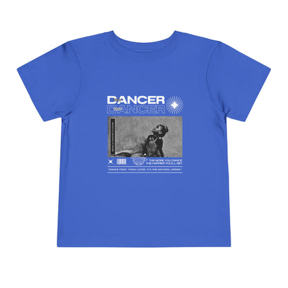 “Tiny Dancer" Toddler Short Sleeve T-Shirt – Streetwear-Inspired Recital Photo Graphic Tee for Kids