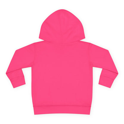 "Dancer Vibes" Toddler Pullover Hoodie – Colorful Dance-Themed Text Graphic Fleece Sweatshirt for Kids