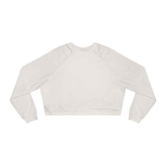 “On a Wing and a Prayer” Tap Dancer One-Footed Wing Graphic | Streetwear-Inspired Tap Dance Sweatshirt for Dancers & Performers - Women’s Cropped Sweatshirt