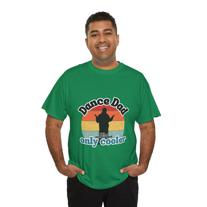 "Dance Dad" Unisex Heavy Cotton Tee – Funny Retro Dance Shirt for Cool Dads