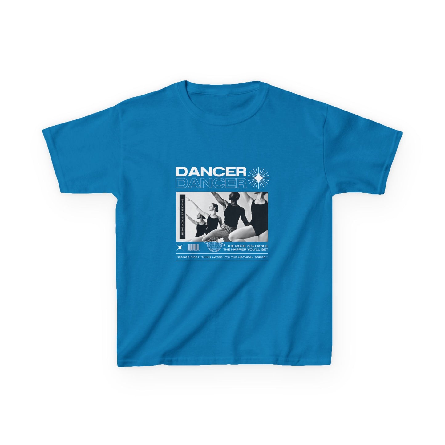 “Dancer” Youth Short Sleeve Tee – Young Ballet Dancers at the Barre Streetwear-Inspired Dance Shirt for Kids