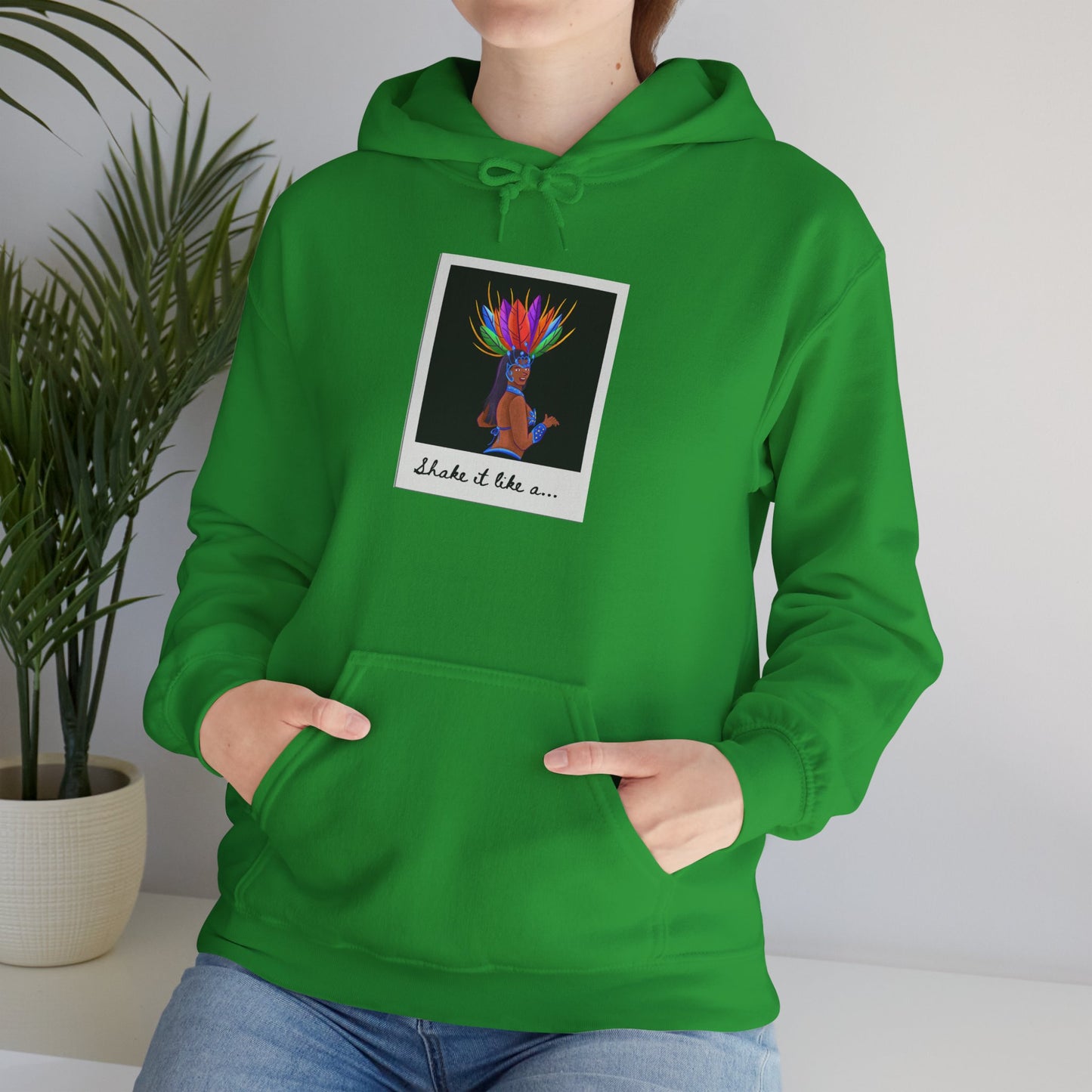 "Shake It Like a... Samba Dancer" Unisex Dance Hoodie – Carnival-Inspired Graphic Sweatshirt