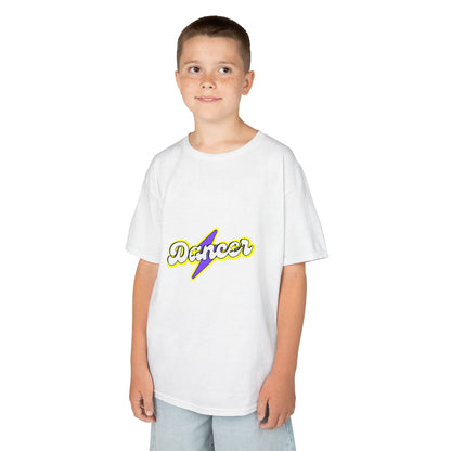 "Dancer" Youth Short Sleeve Tee – Superhero-Inspired Graphic Dance Shirt for Kids and Young Performers