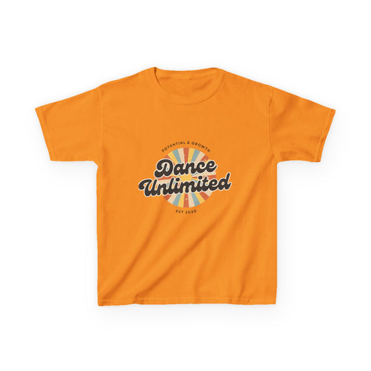 “Dance Unlimited: Potential & Growth” Retro Graphic T-Shirt for Kids – Motivational Dance Shirt - Youth Dance Inspiration Tee