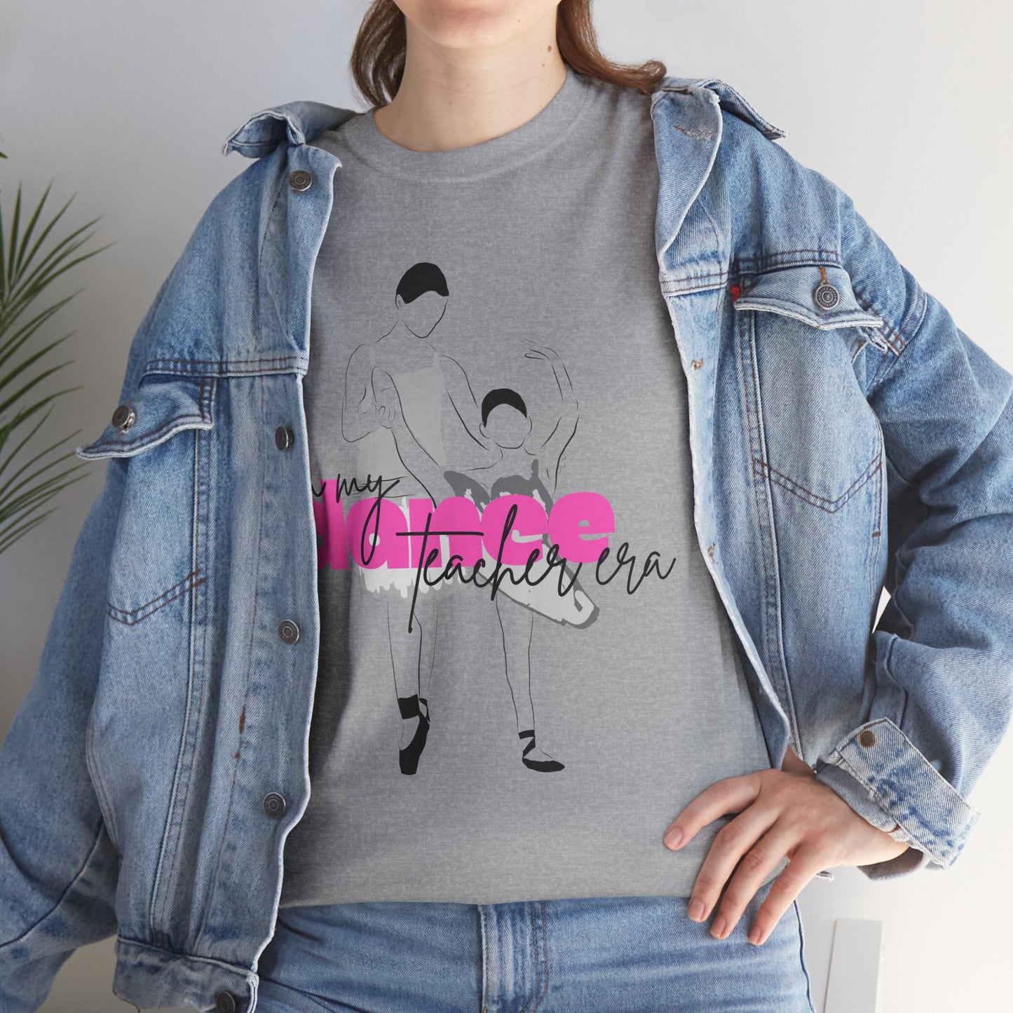 "In My Dance Teacher Era" Ballet Graphic Unisex Heavy Cotton Tee – Ballet Instructor Gift Shirt