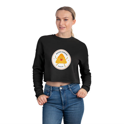 "Nacho Average Dancer" Women’s Cropped Dance Sweatshirt – Cute Nacho Graphic | Funny Dance Gift for Her