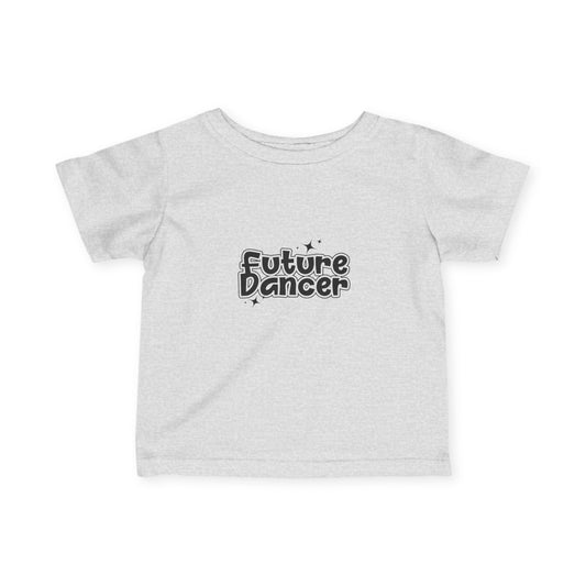 “Future Dancer” Infant Fine Jersey Tee – Adorable Dance-Themed Baby T-Shirt for Tiny Ballerinas and Little Movers