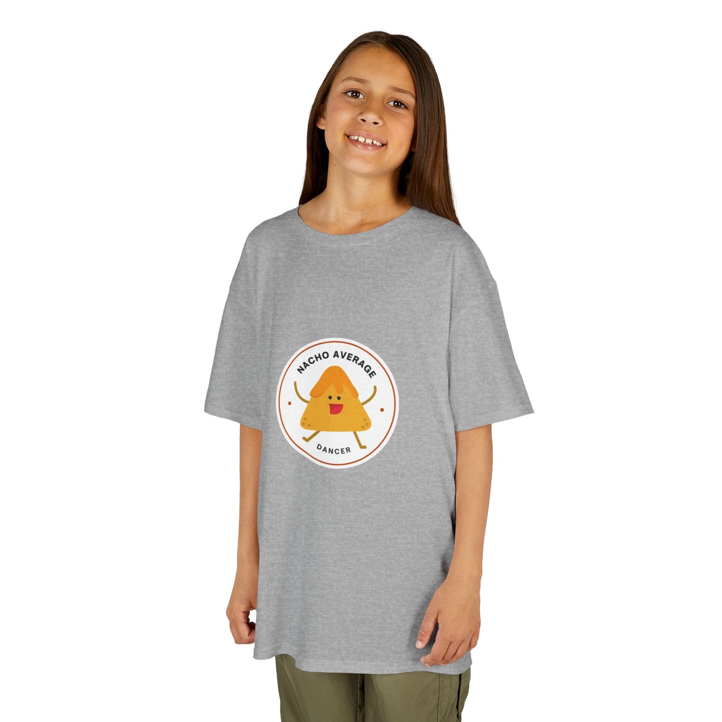 "Nacho Average Dancer" Youth Dance T-Shirt – Cute Nacho Graphic Tee for Kids Who Love to Dance