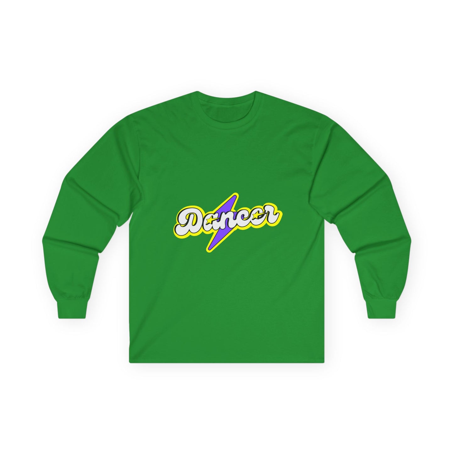 "Dancer" Unisex Long Sleeve Tee – Superhero-Inspired Graphic Dance Shirt for Performers, Instructors & Studio Heroes