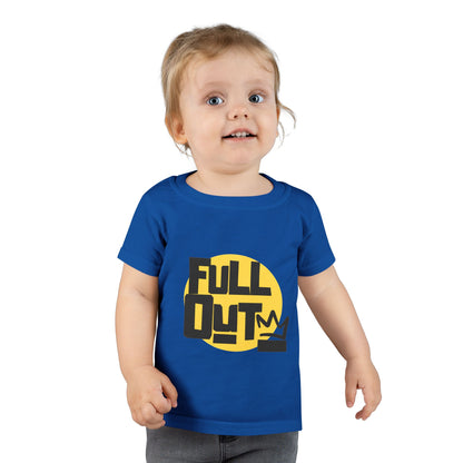 "Full Out" Toddler Dance T-Shirt – Bold Streetwear-Inspired Graphic Short Sleeve Tee for Kids