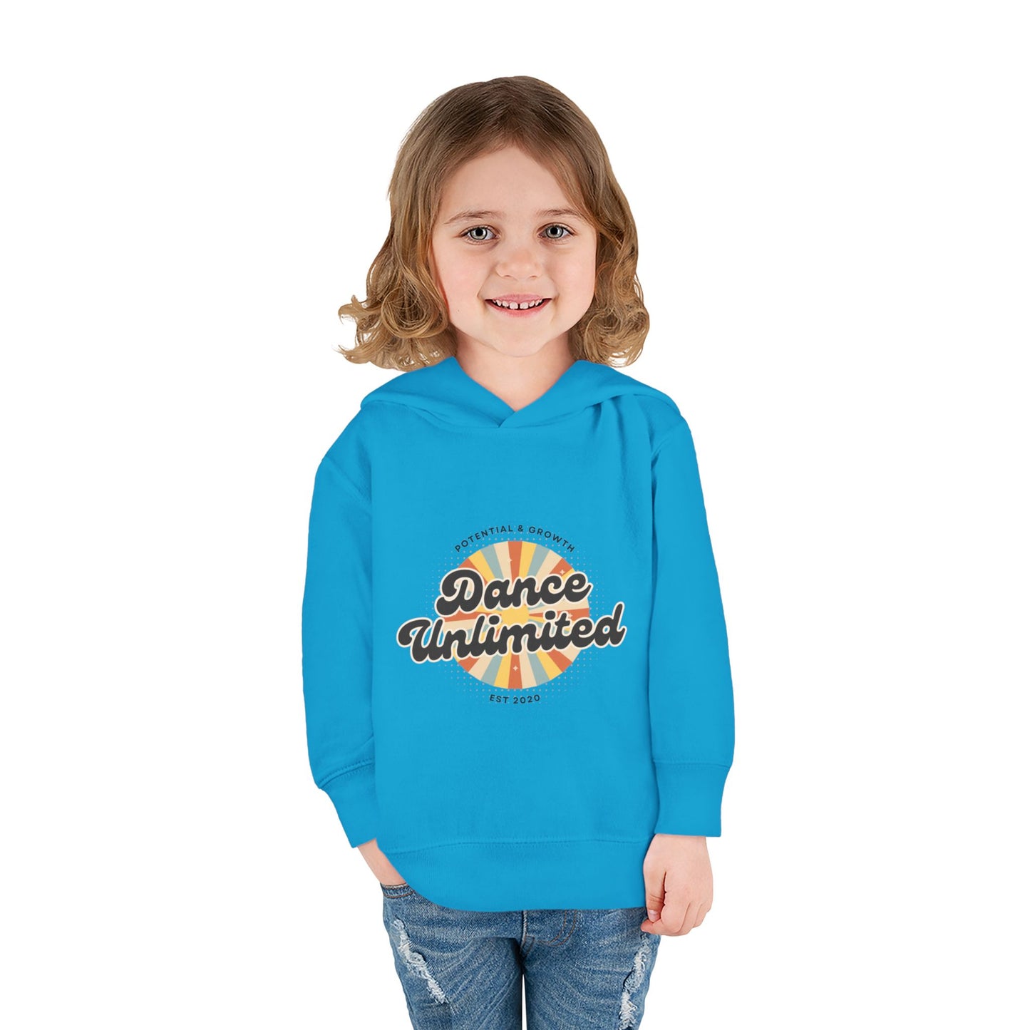 “Dance Unlimited - Potential & Growth” Toddler Fleece Hoodie – Retro Dance Graphic Sweatshirt