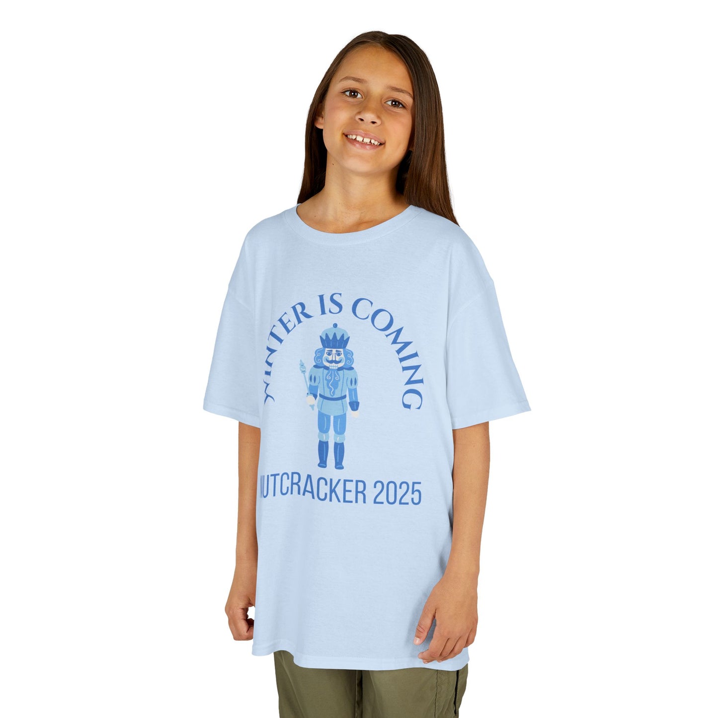 “Winter Is Coming Nutcracker 2025” YOUTH T-shirt | Holiday Dance Tee for Ballet Dancers
