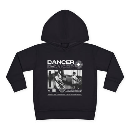 “Dancer” Toddler Pullover Hoodie – Streetwear-Inspired Ballet Class Graphic Sweatshirt for Kids”