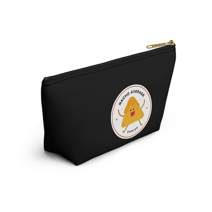 "Nacho Average Dancer" Makeup Bag – Cute Nacho Dance Graphic – Fun Dance-Themed Zipper Pouch for Cosmetics, Accessories & Gifts